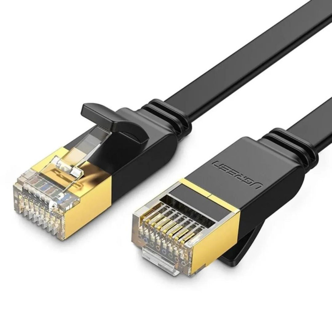 Cable Ethernet UGREEN NW106 Cat 7 Plano 1m 10Gbps 600MHz RJ45 para Router PS5 y PC