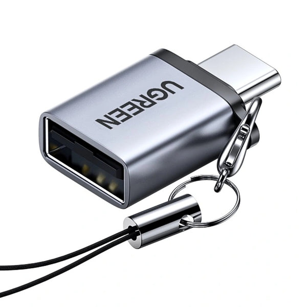 Adaptador USB-C a USB 3.0 UGREEN US270 OTG 5Gbps Gris Espacial