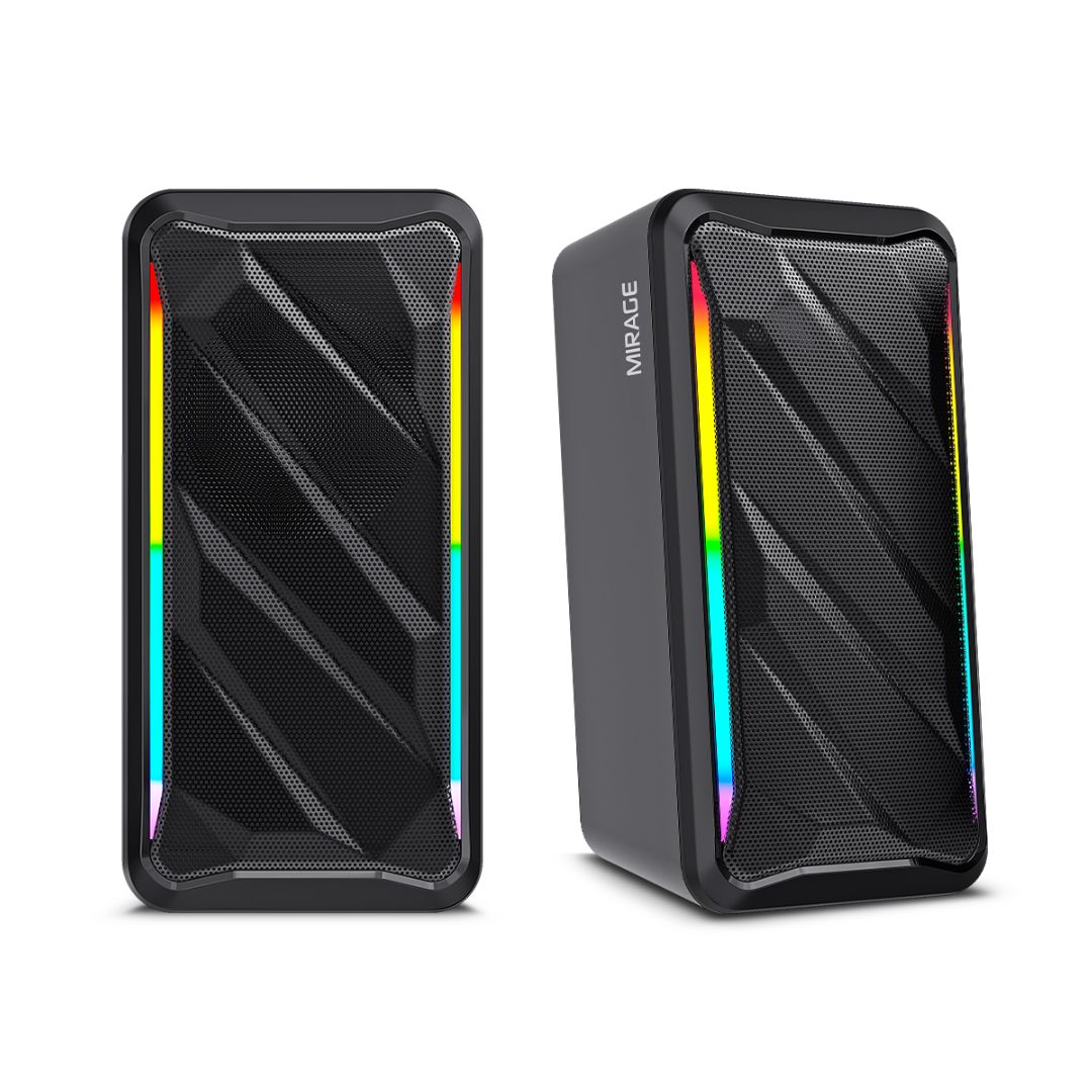 Parlantes Gamer Micronics S311 RGB 2.0 USB para PC