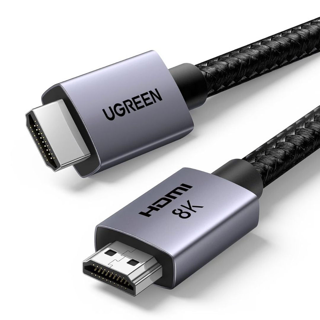 Cable HDMI UGREEN HD101 10m 8K 60Hz 4K 120Hz HDMI 2.1 48Gbps para TV PS5 y Proyector