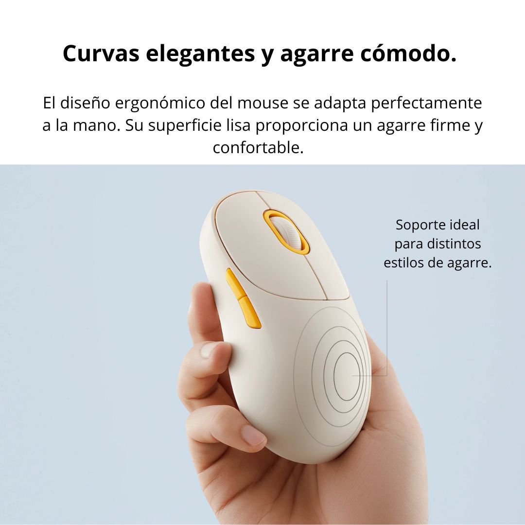 Mouse Inalámbrico Xiaomi Wireless Mouse 3 Bluetooth 2.4GHz Silencioso 1200 DPI