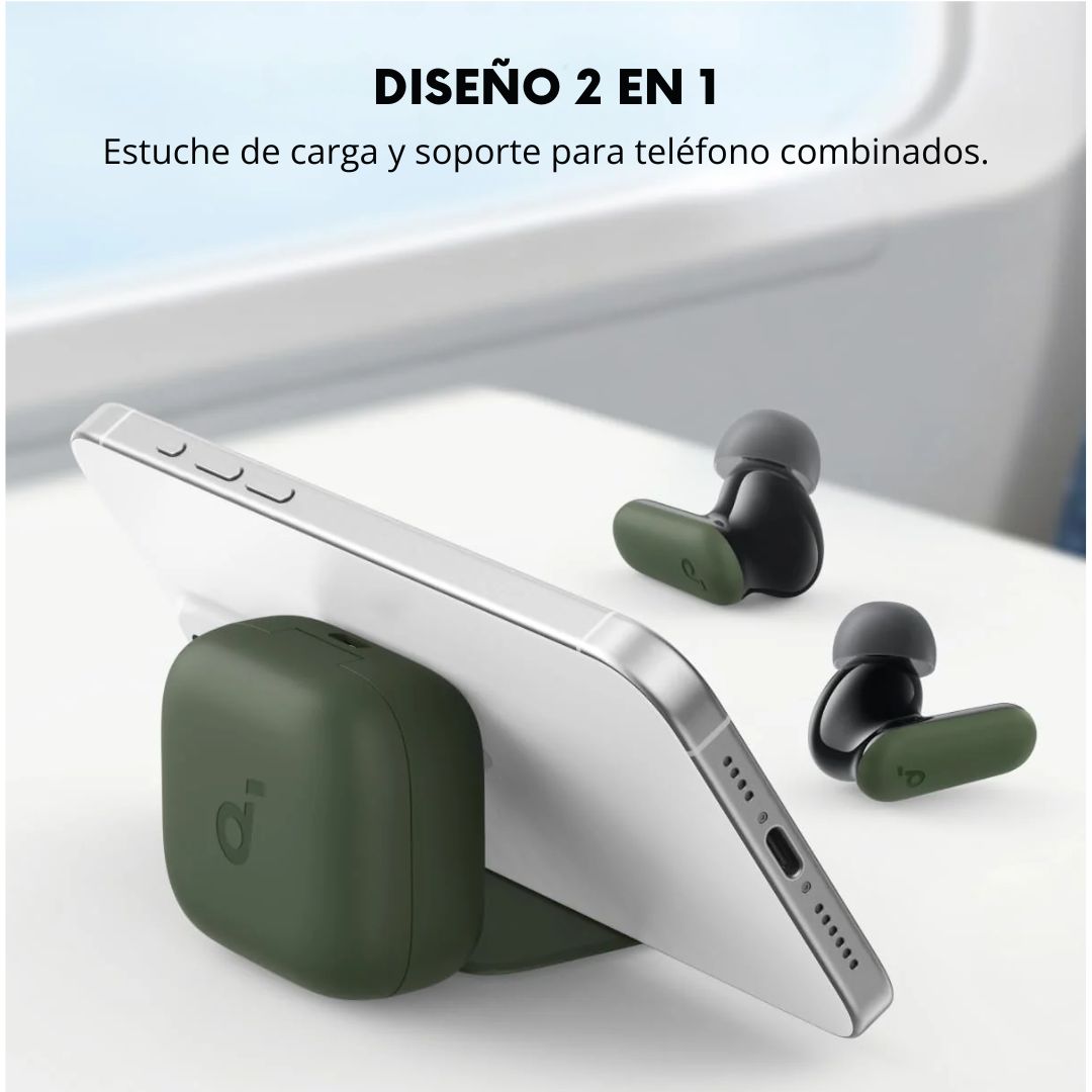 Audífonos Bluetooth Soundcore P30i ANC 45h TWS con Estuche Soporte para Celular