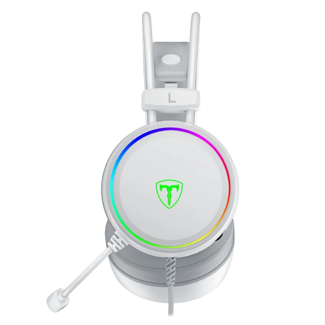 Audífonos Gamer T-Dagger T-RGH304W RGB USB con Micrófono Sonido 7.1 y Drivers 50mm