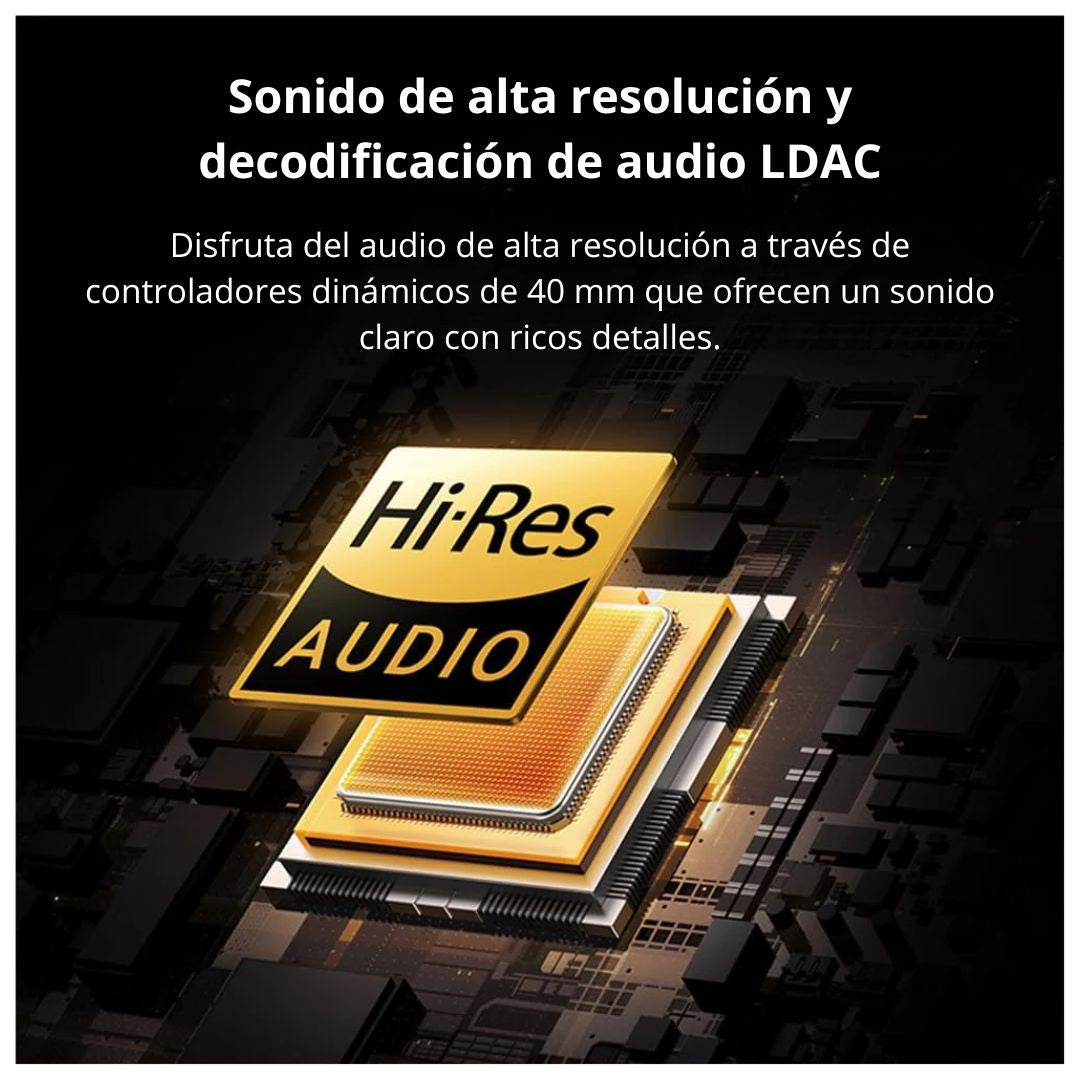 Audífonos Bluetooth 6.0 UGREEN Studio Pro HP206 con Cancelación de Ruido ANC 120h