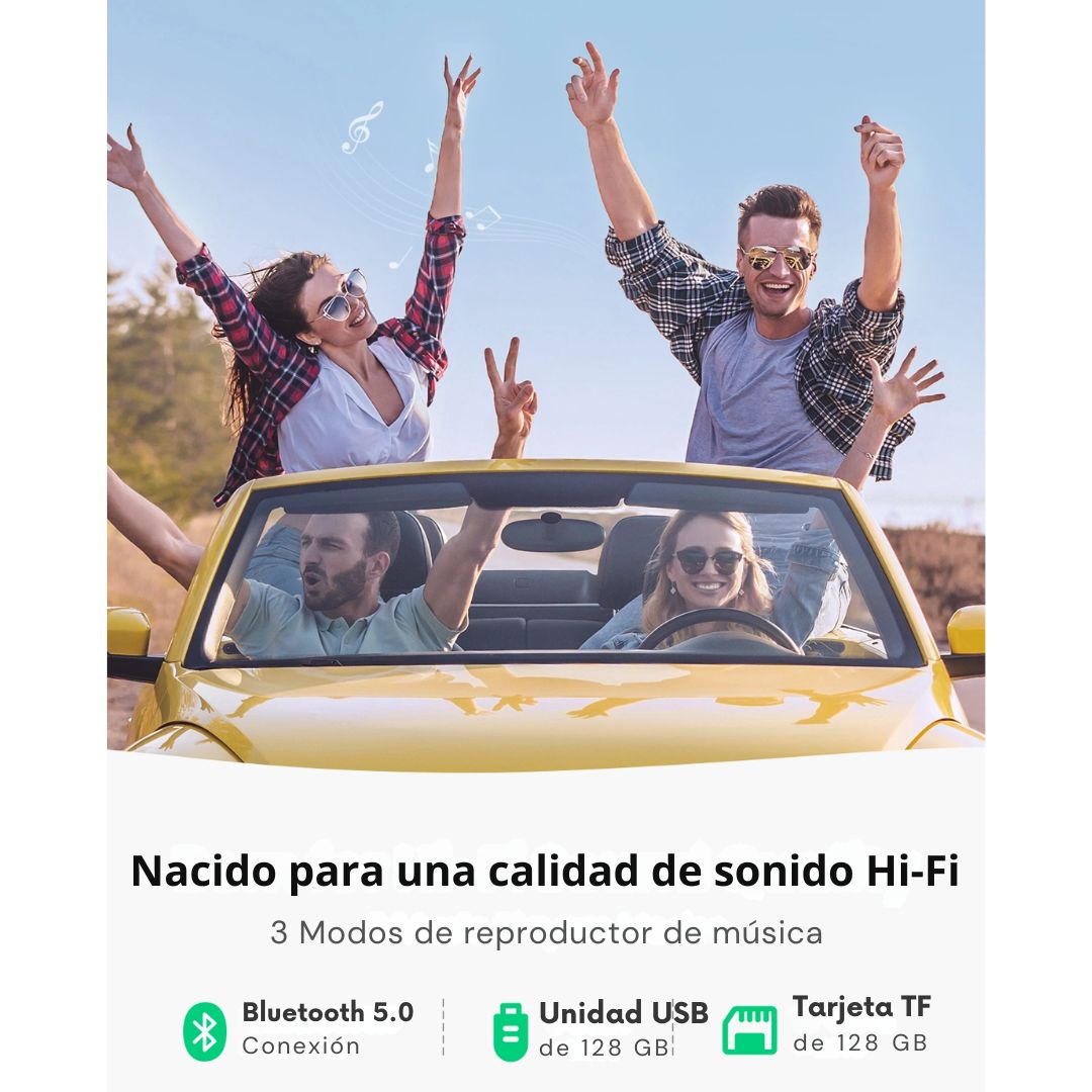 Transmisor FM Bluetooth UGREEN CD229 para Auto con Cargador PD QC 31.5W y Manos Libres