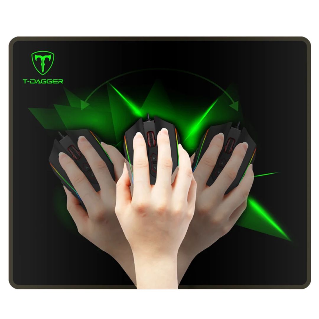 Mousepad Gamer T-Dagger GEOMETRY-M T-TMP201 36 x 30 cm Antideslizante Impermeable Alta Precisión