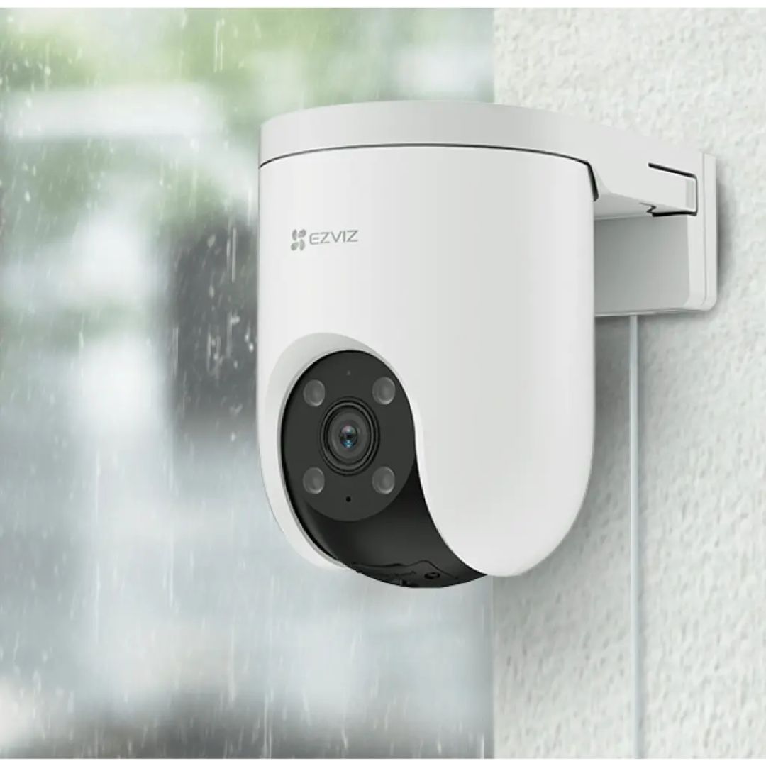 Cámara de Seguridad WiFi Exterior EZVIZ H8c 2K PTZ Seguimiento IA y Visión Nocturna Color