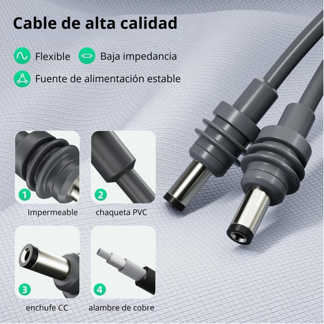 Cable de Alimentación para Starlink Mini 5m DC a DC XL-DC05