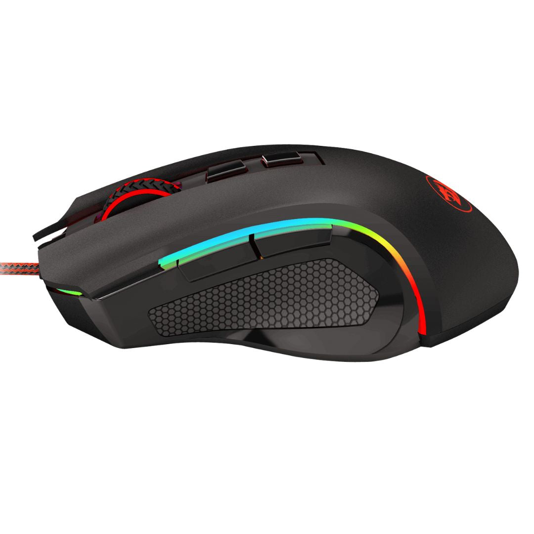 Mouse Gamer Redragon M607 Griffin RGB 7200 DPI con 7 Botones Programables