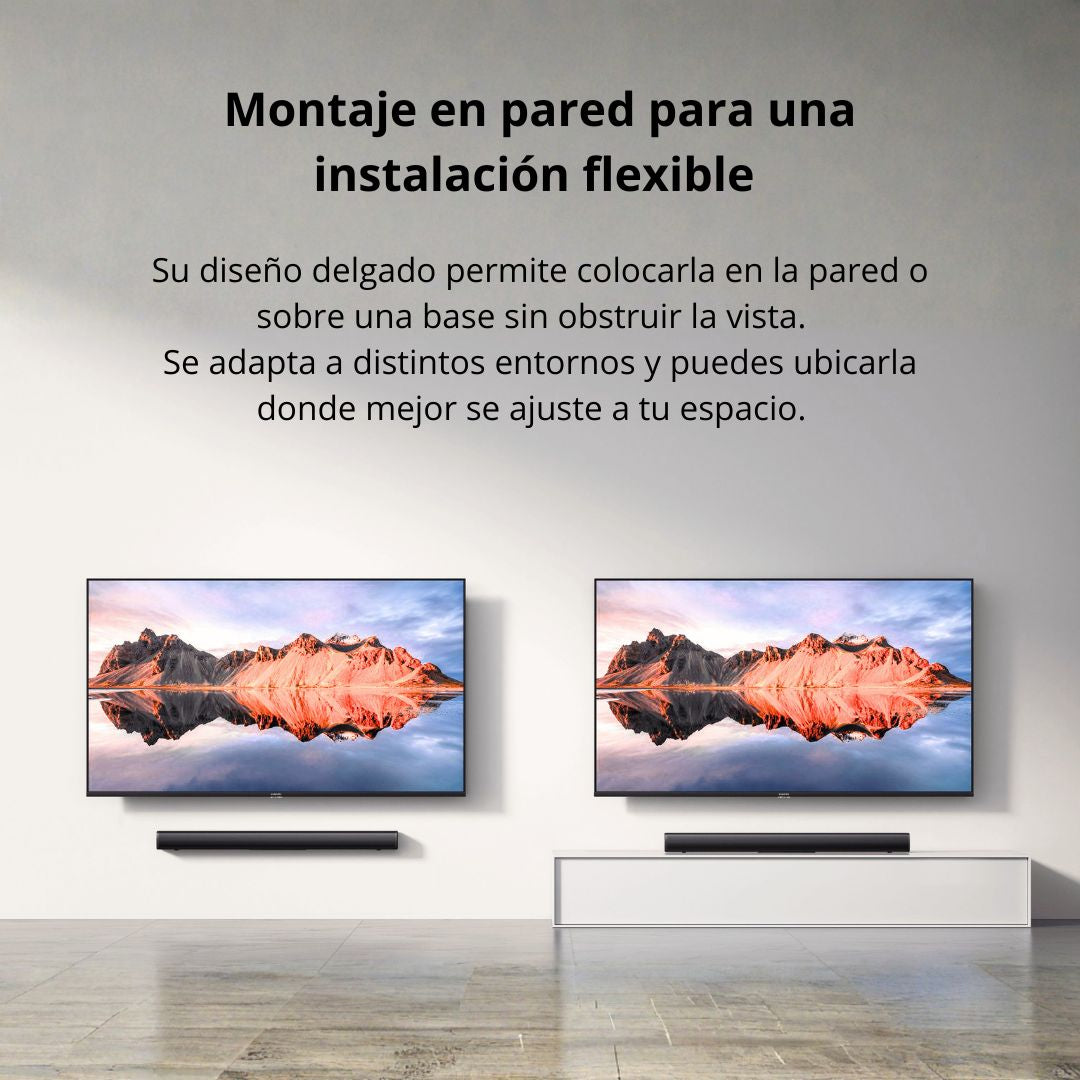 Barra de Sonido Xiaomi Soundbar 2.0 Bluetooth 5.3 30W Óptico y AUX