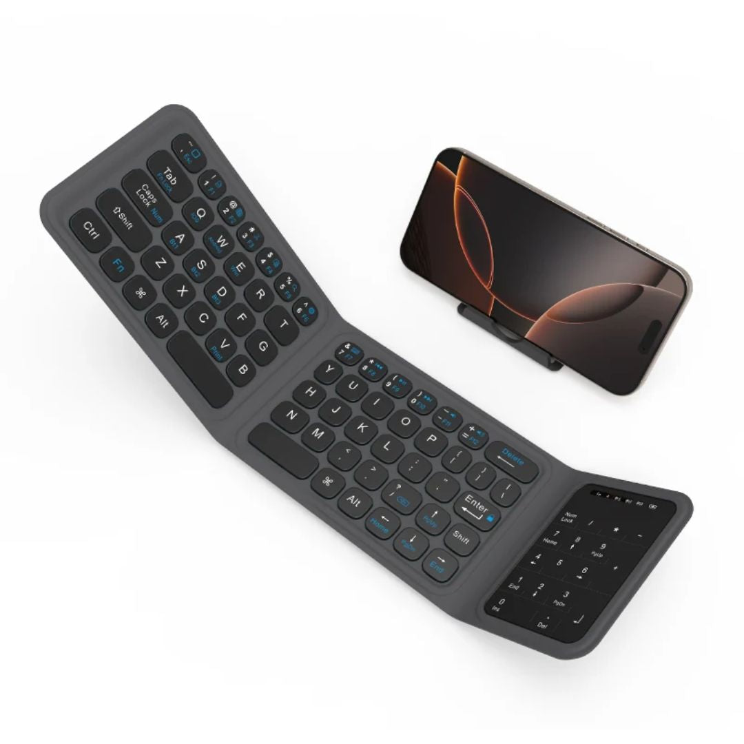 Teclado Plegable WIWU FMK-05 Bluetooth con Touchpad Numérico