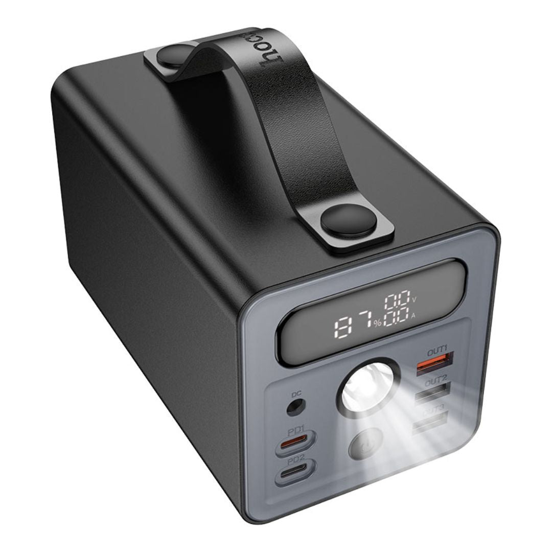 Power Bank Hoco J138 60000mAh 22.5W PD20W con Salida DC 12V y Luz LED