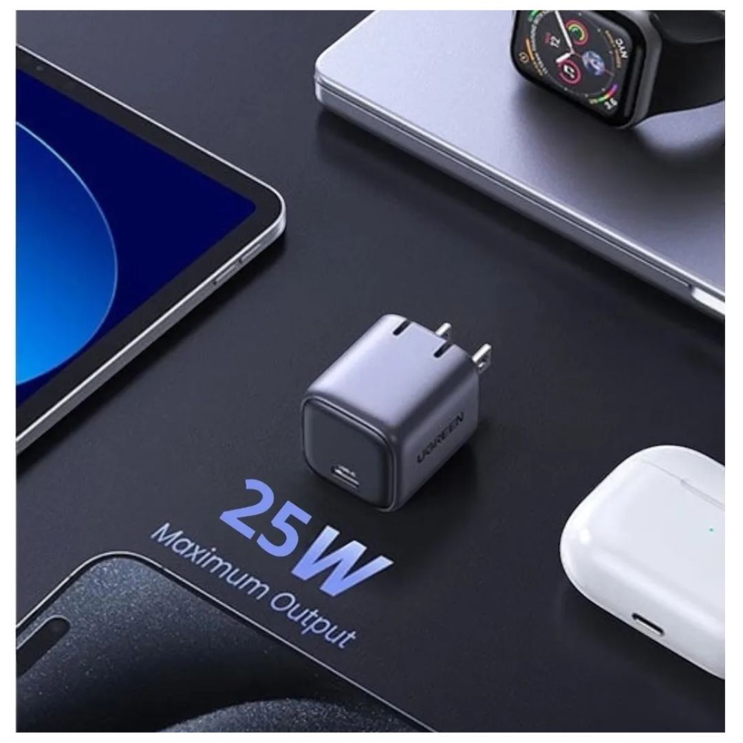 Cargador GaN de Pared UGREEN X517 25W USB-C Carga Rápida