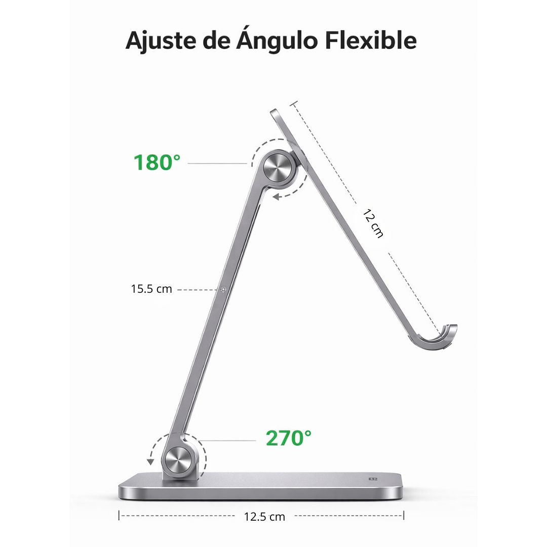 Soporte para Tablet y Celular de Aluminio Plegable Ajustable UGREEN LP134
