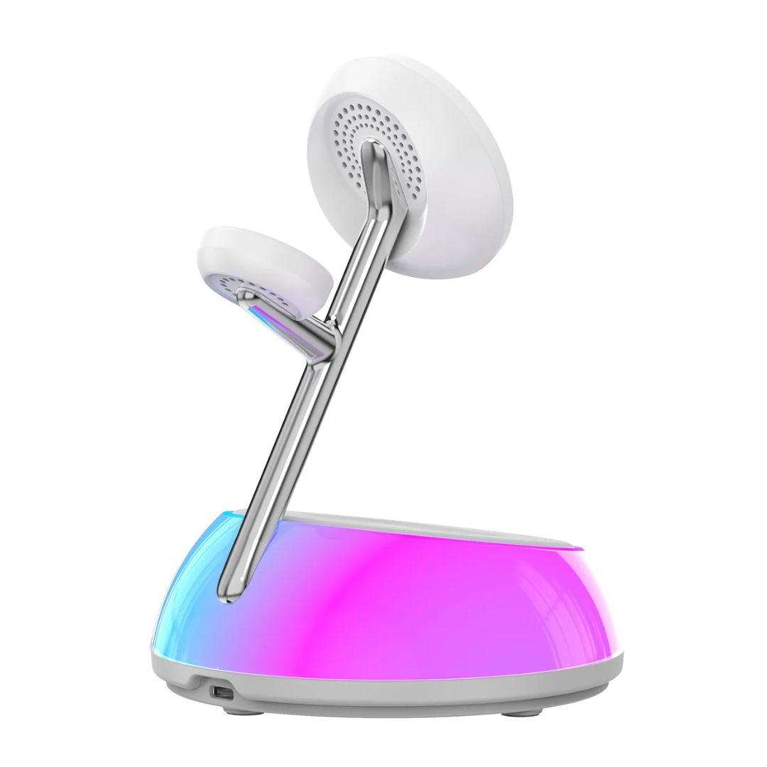 Cargador Inalámbrico 3 en 1 WIWU Aurora Qi2 22.5W