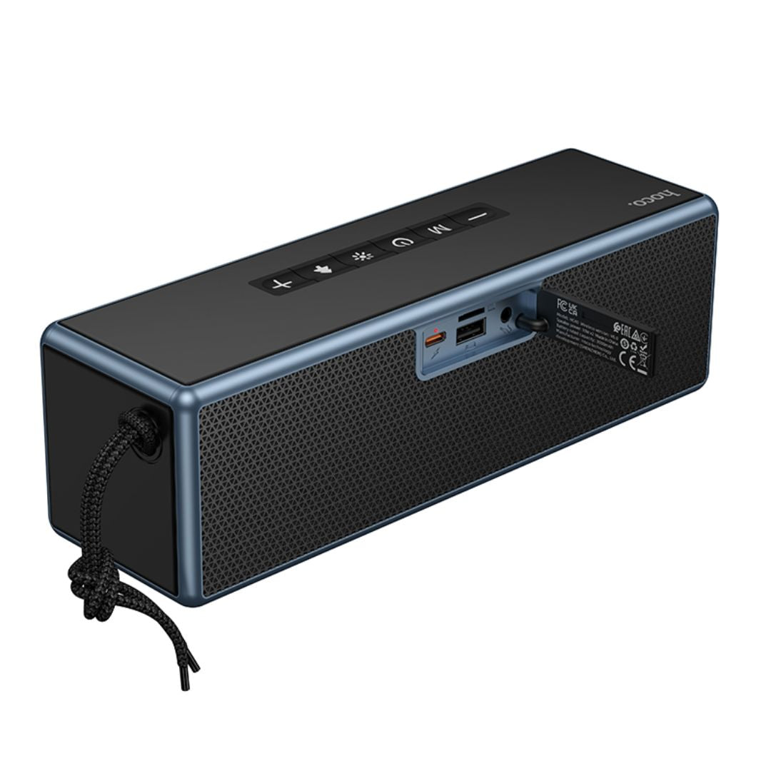 Parlante Bluetooth Hoco HC40 20W TWS FM USB TF AUX con Luces RGB y Bluetooth 5.4