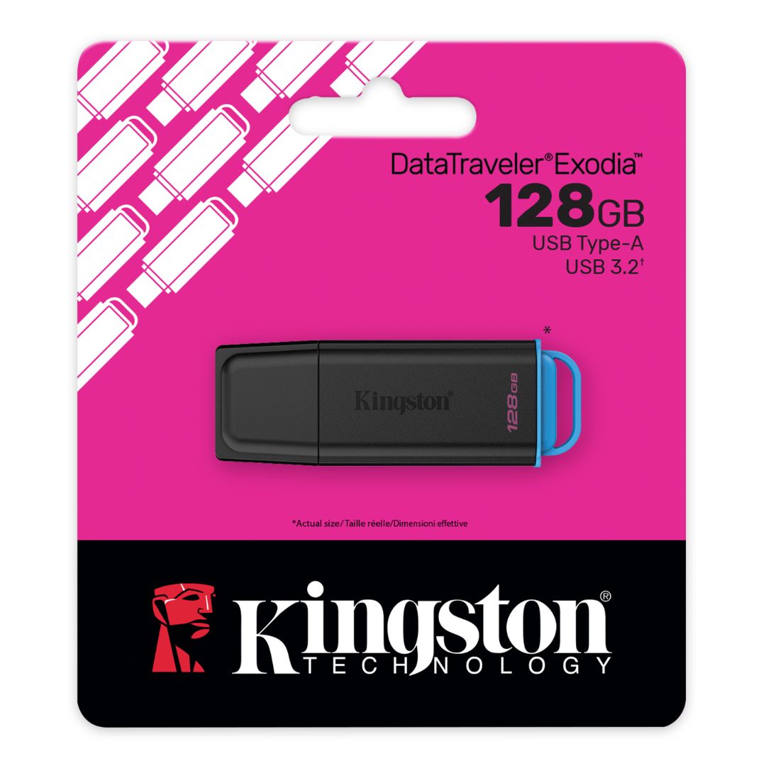 Memoria USB 128GB Kingston DataTraveler Exodia USB 3.2 Gen 1