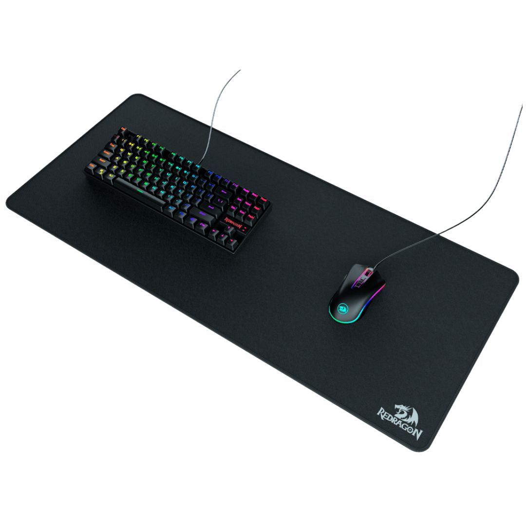 Mousepad Gamer XL Redragon Flick 90 x 40 cm Antideslizante Impermeable Alta Precisión