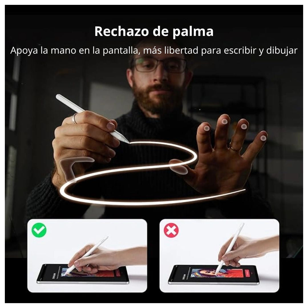 Lápiz Óptico para iPad UGREEN LP653 con Carga Magnética y Rechazo de Palma