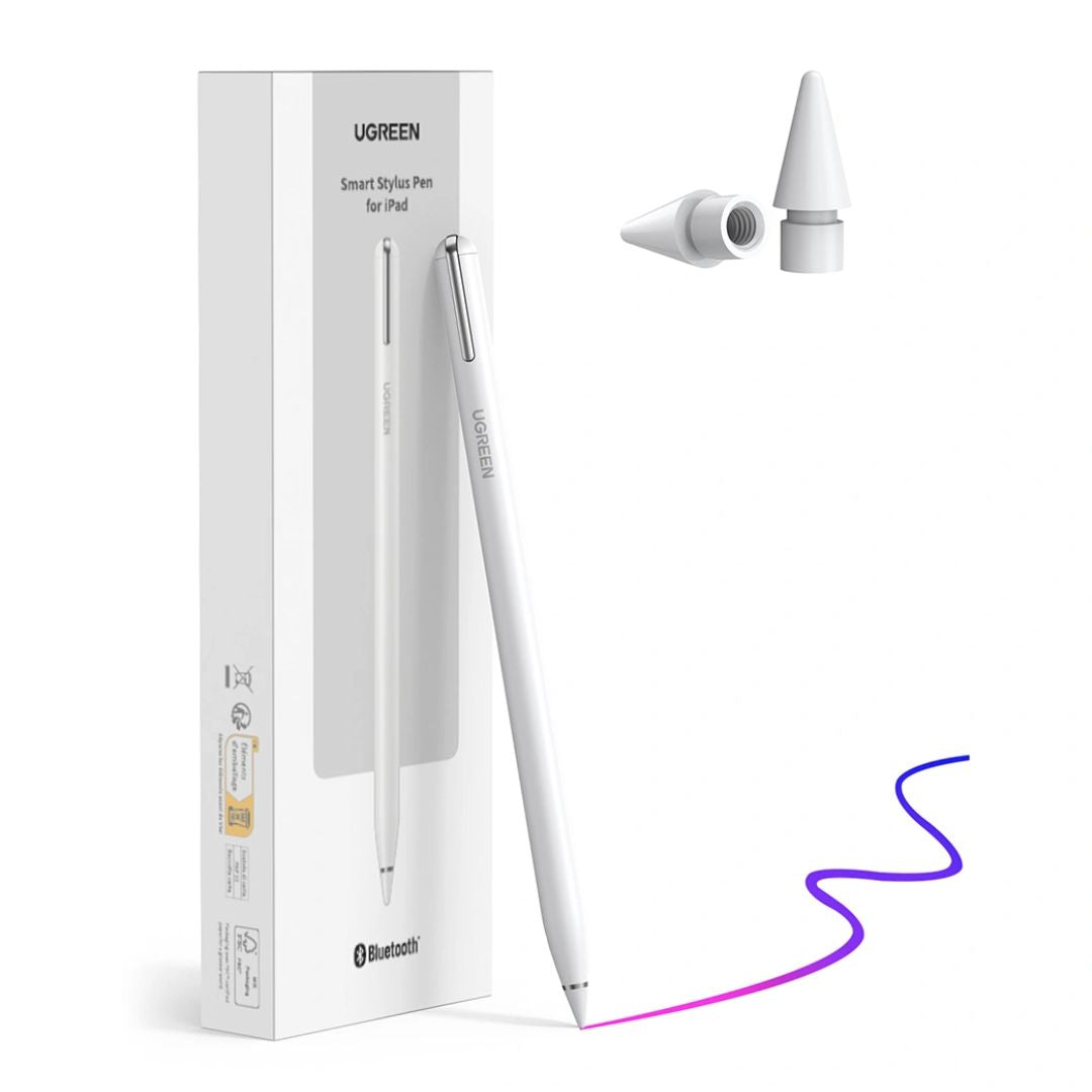 Lápiz Óptico UGREEN LP452S para iPad con Rechazo de Palma y Carga USB-C
