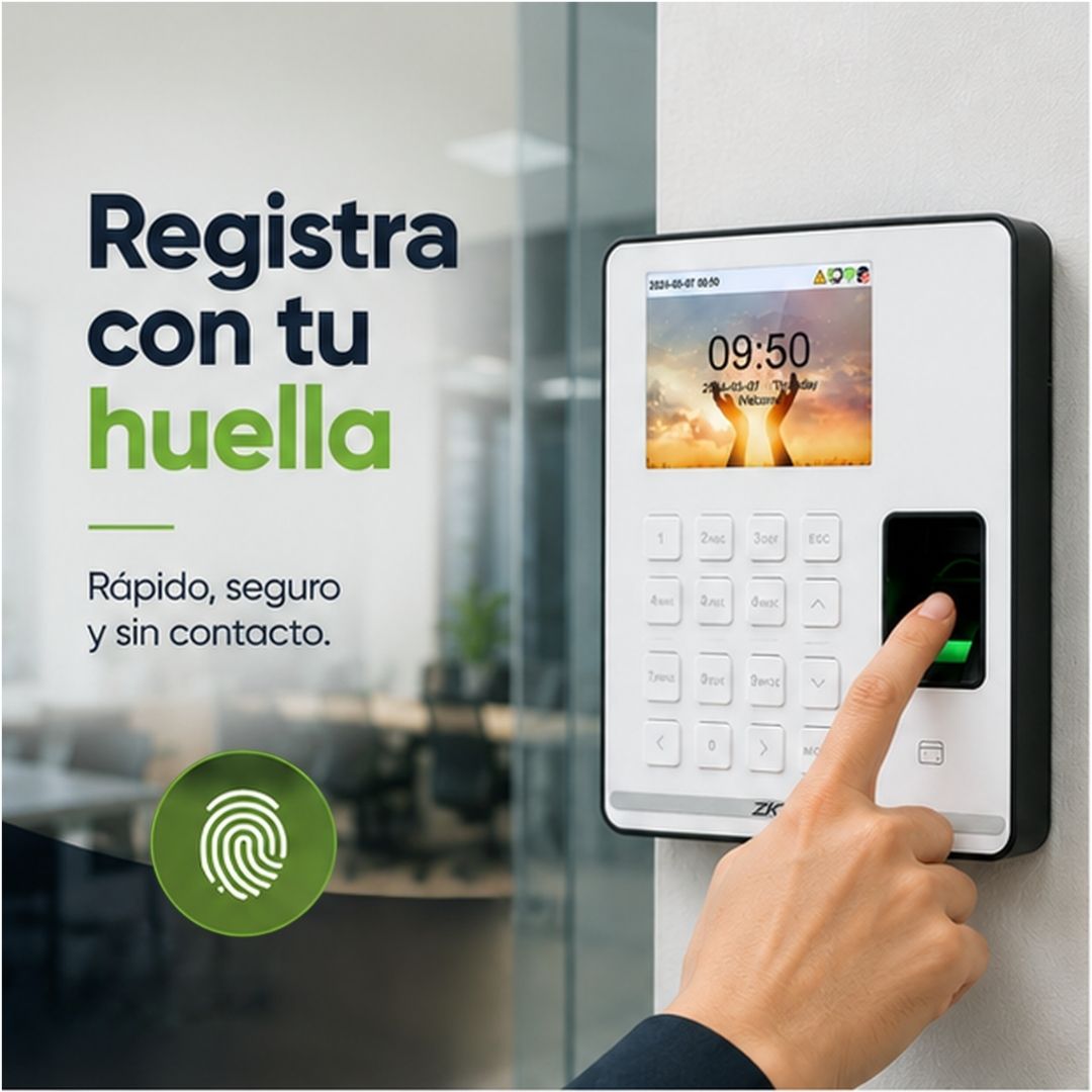 Control de Asistencia ZKTeco SenseFP M1 WiFi con Huella RFID 500 Usuarios
