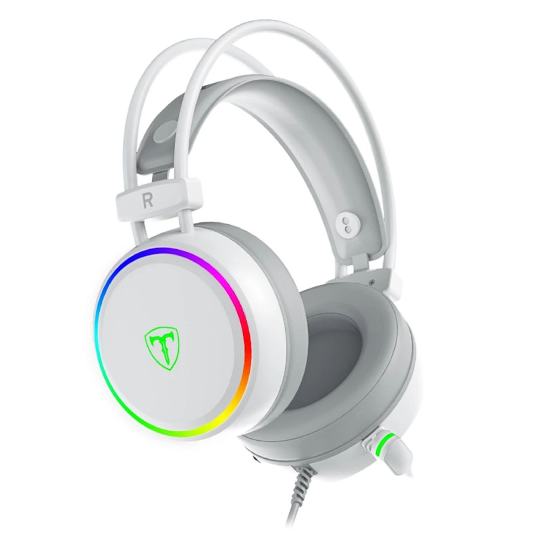 Audífonos Gamer T-Dagger T-RGH304W RGB USB con Micrófono Sonido 7.1 y Drivers 50mm