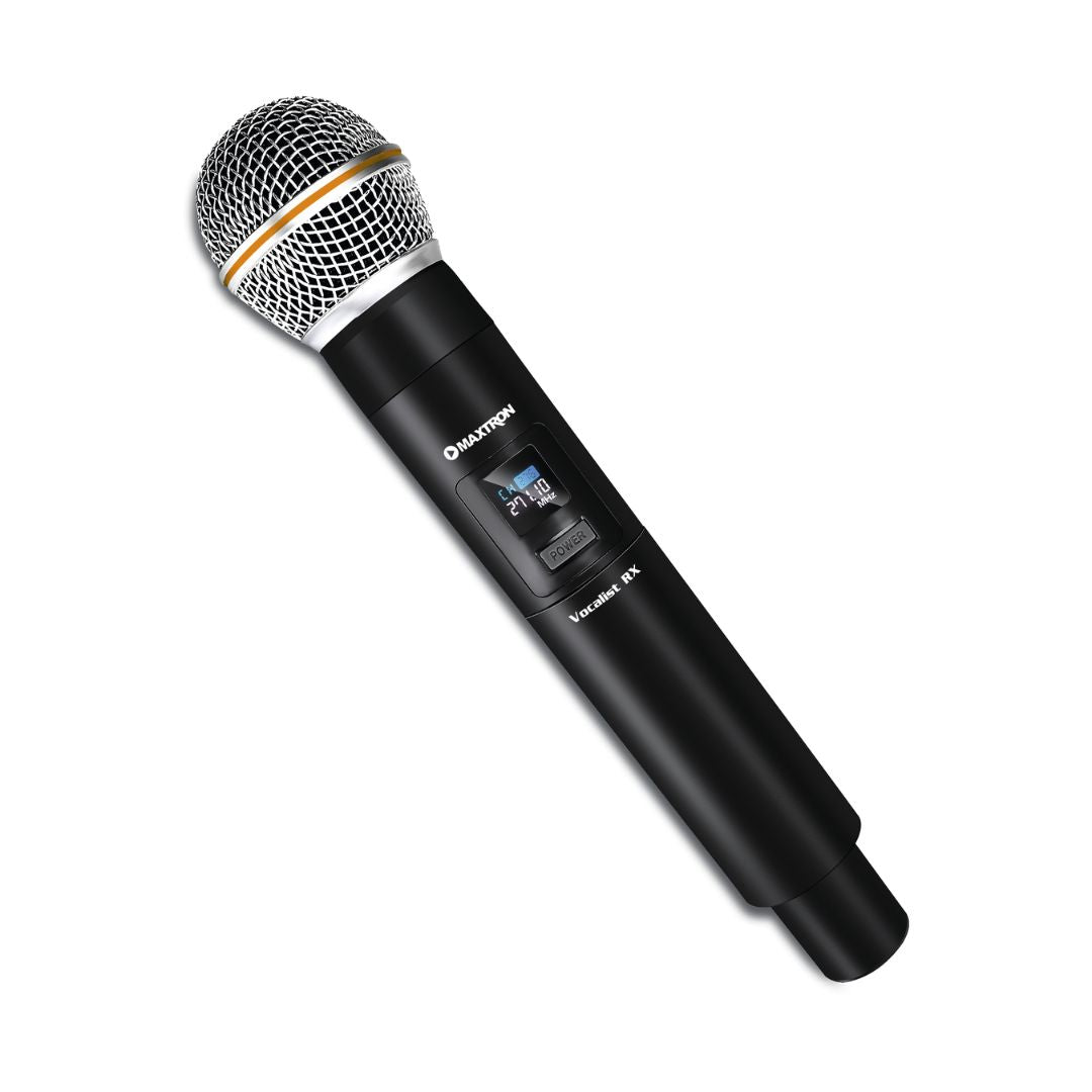Micrófonos Inalámbricos Maxtron MX 7238 RX UHF Recargables x2