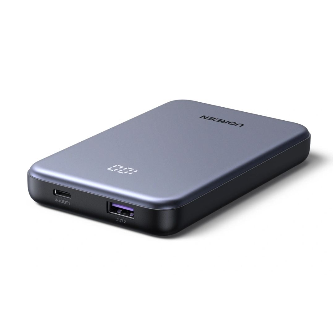 Power Bank 10000mAh UGREEN PB507 Zapix 22.5W Carga Rápida con Pantalla LED