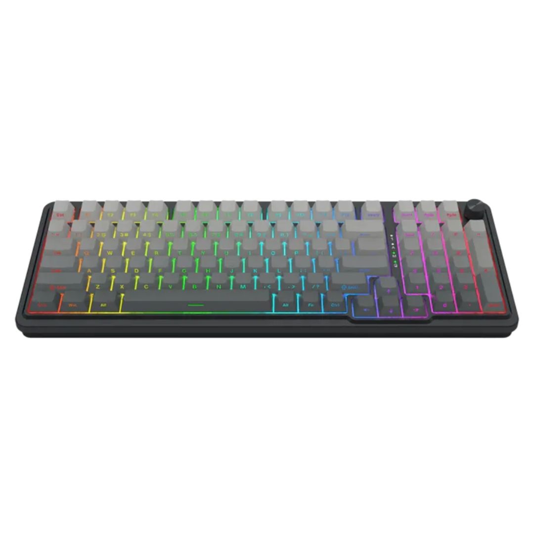 Teclado Mecánico Gamer Redragon Eisa Pro K686SP-RGB-PRO 99 Teclas Inalámbrico y Cable USB-C RGB con Perilla