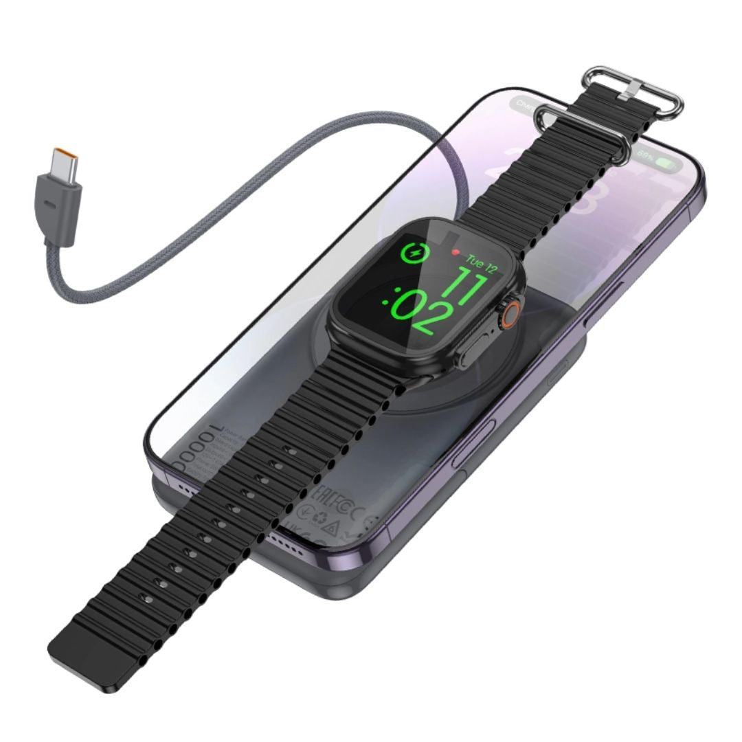 Power Bank Magnético Hoco Q43 10000mAh PD20W para iPhone y Apple Watch