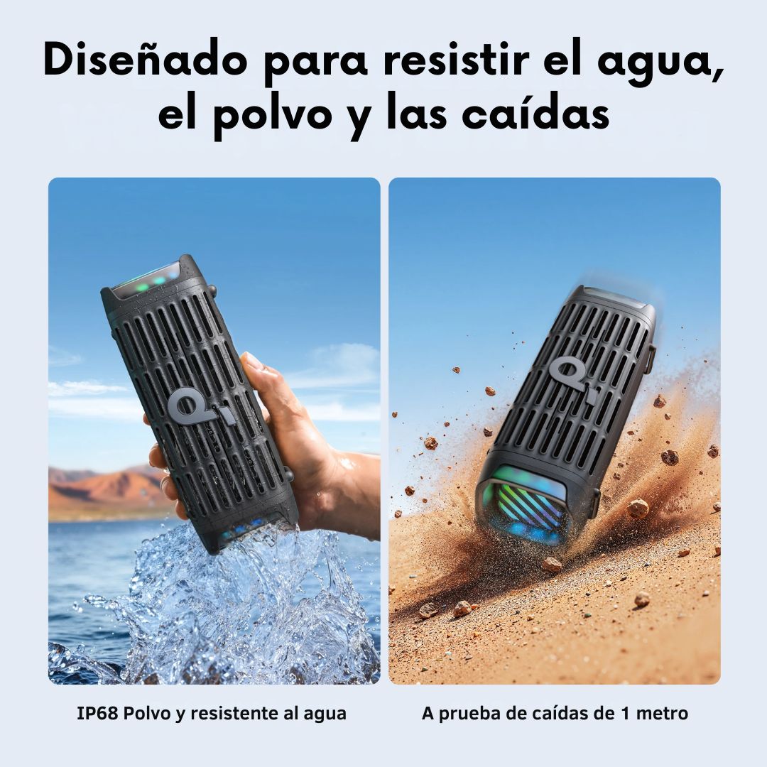 Parlante Bluetooth Soundcore Boom 3i 50W IP68 BassUp 16h