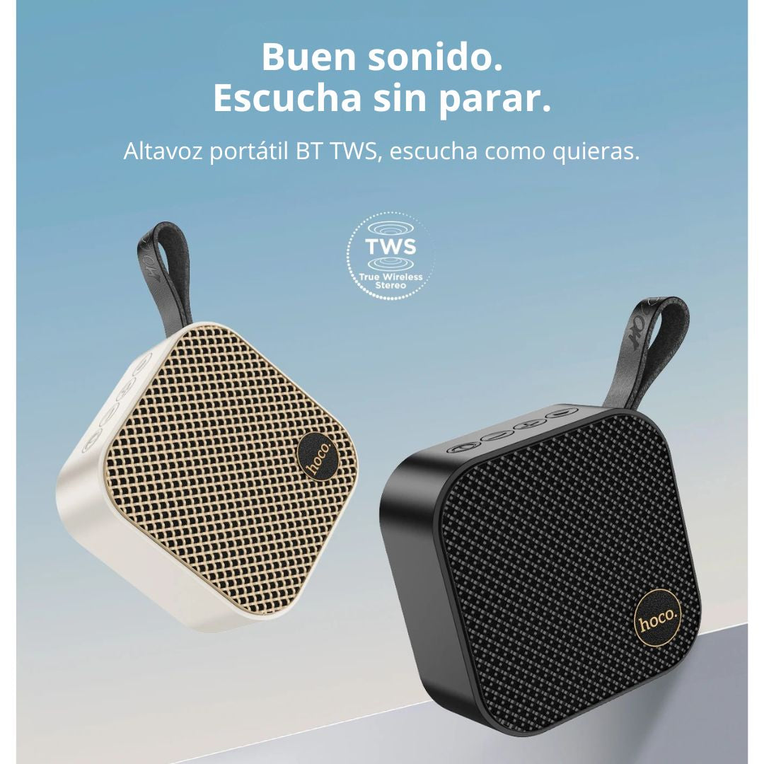 Parlante Bluetooth Hoco HC22 5W FM USB TF AUX TWS Portátil con Bluetooth 5.2