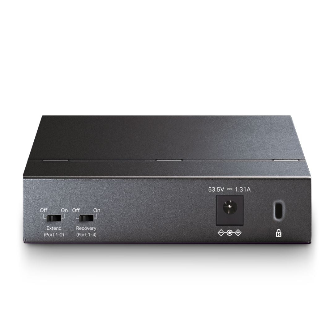 Switch PoE Gigabit 5 Puertos TP-Link TL-SG1005P 4 PoE+ 65W para Cámaras IP