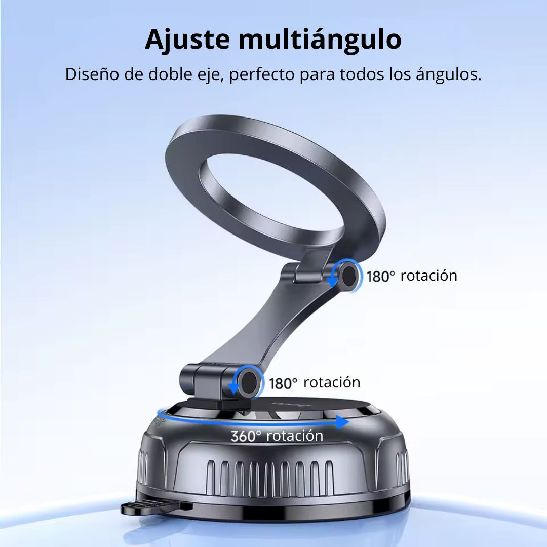 Soporte Magnético para Celular Hoco H92 con Ventosa de Succión y Rotación 360° para Auto