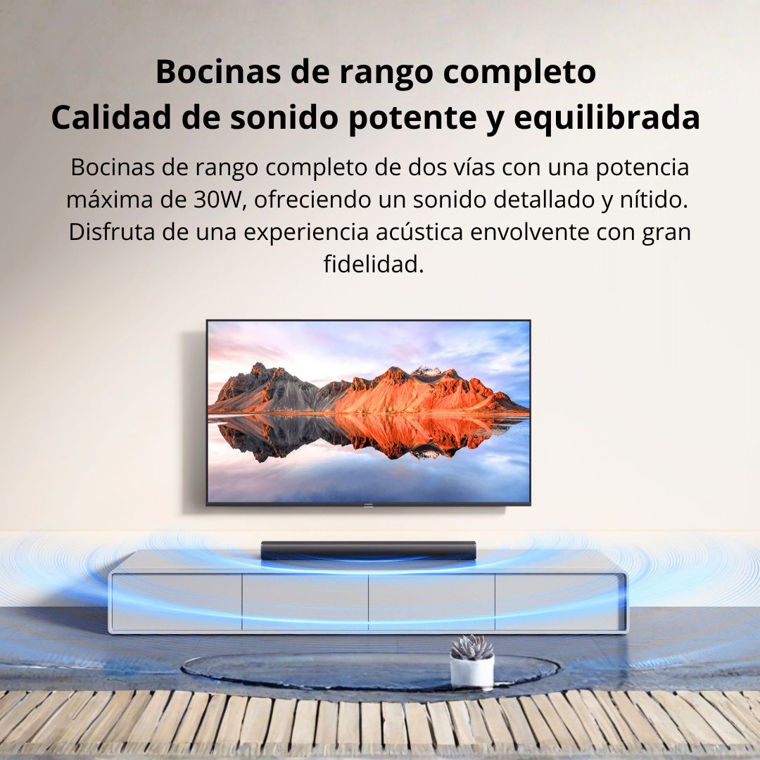 Barra de Sonido Xiaomi Soundbar 2.0 Bluetooth 5.3 30W Óptico y AUX