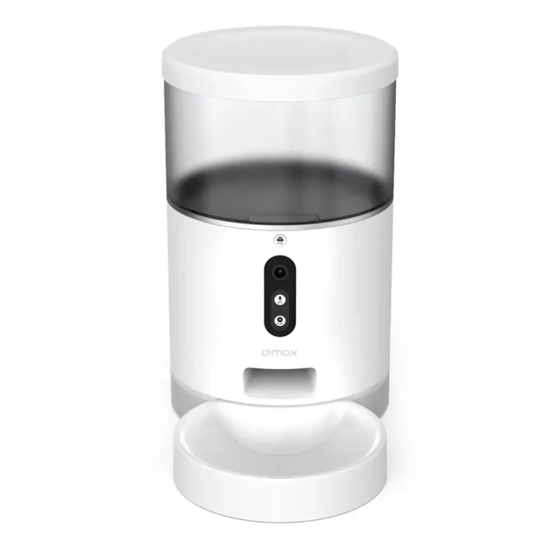 Comedero Automático Dimax para Mascotas 4L Cámara 3MP WiFi App