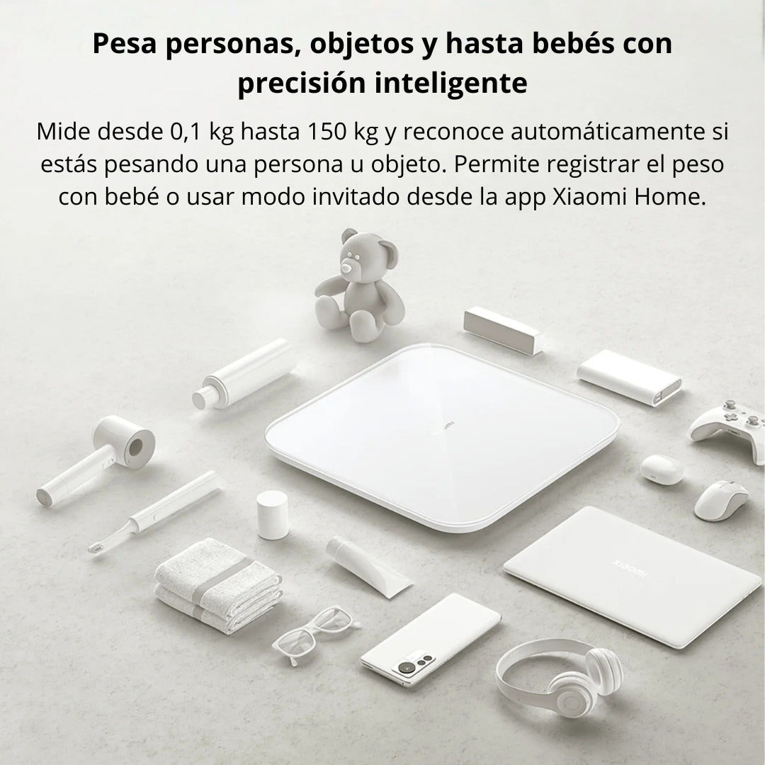 Balanza Inteligente Xiaomi S200 Báscula Bluetooth 150kg con App Xiaomi Home