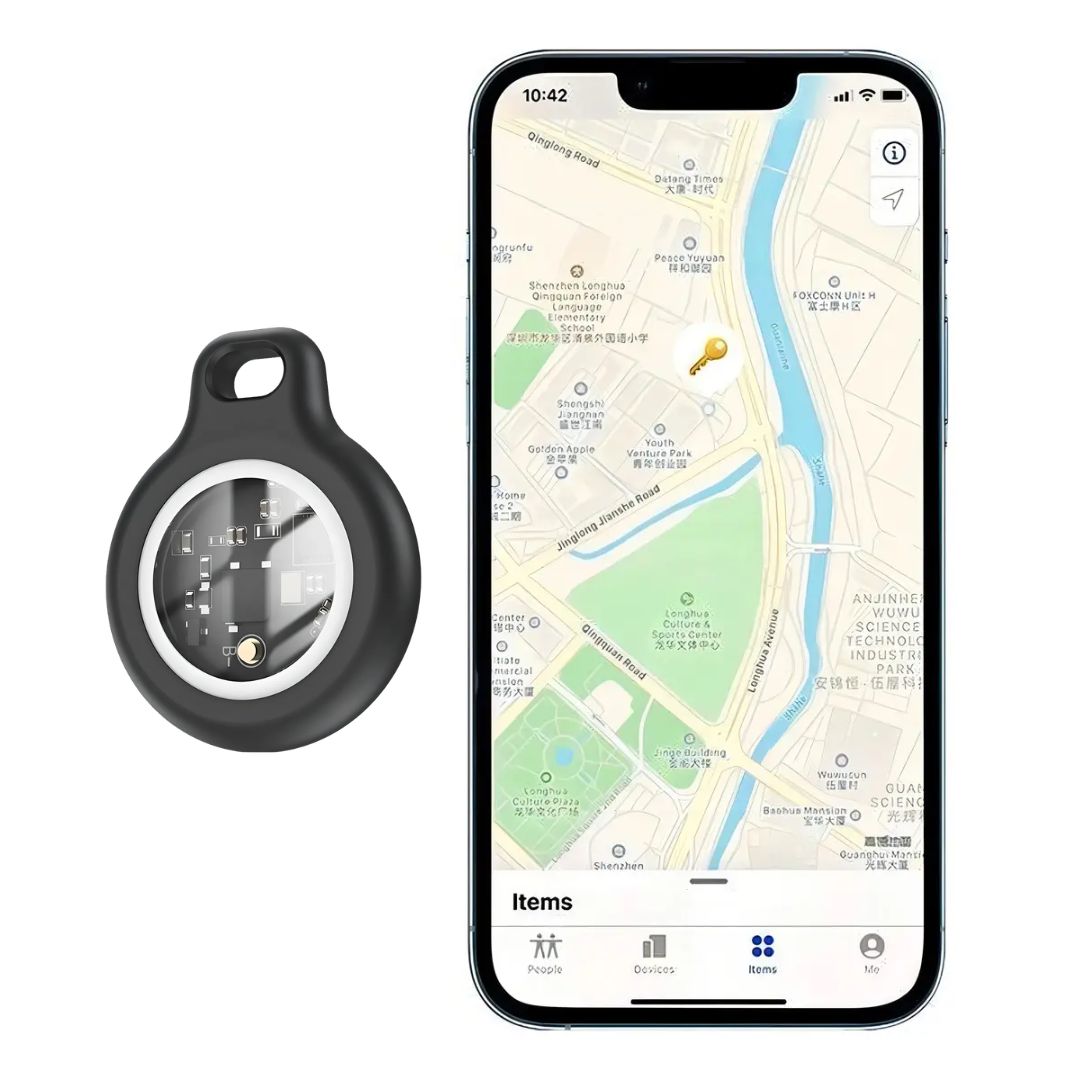 Rastreador Antipérdida Hoco E91 Compatible con Apple Find My para Llaves Maletas y Mochilas
