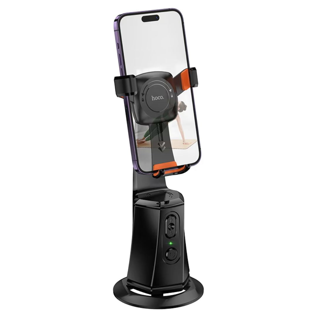 Soporte Inteligente Hoco K26 para Celular con Seguimiento Facial 360° y Gestos