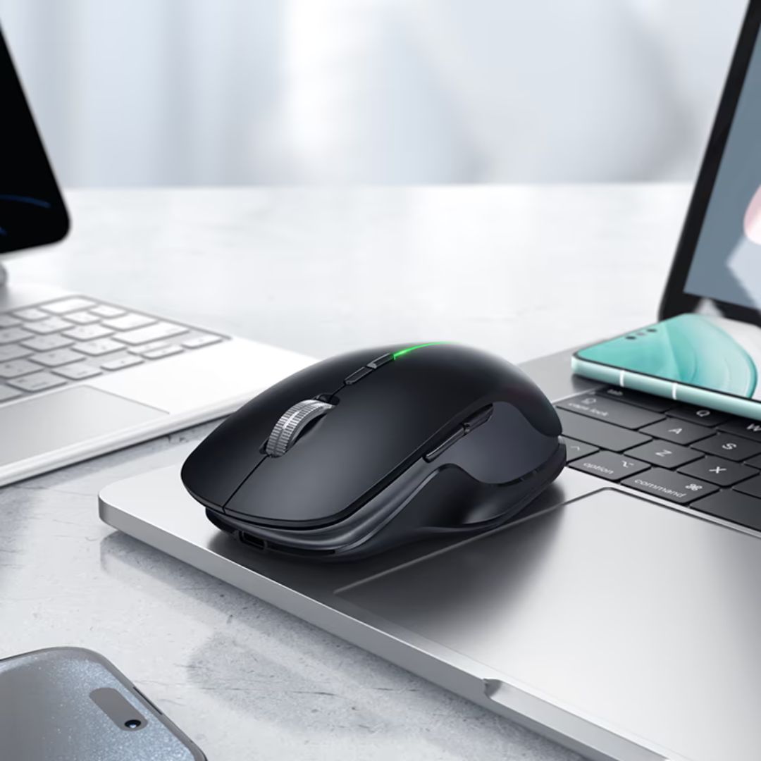 Mouse Inalámbrico Hoco GM40 2.4G Bluetooth RGB 1600 DPI 7 Botones