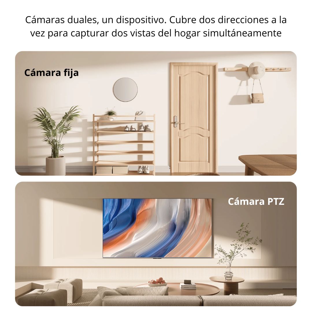 Cámara WiFi Xiaomi C300 Dual Doble Lente 3MP IA WiFi 6 y Audio Bidireccional