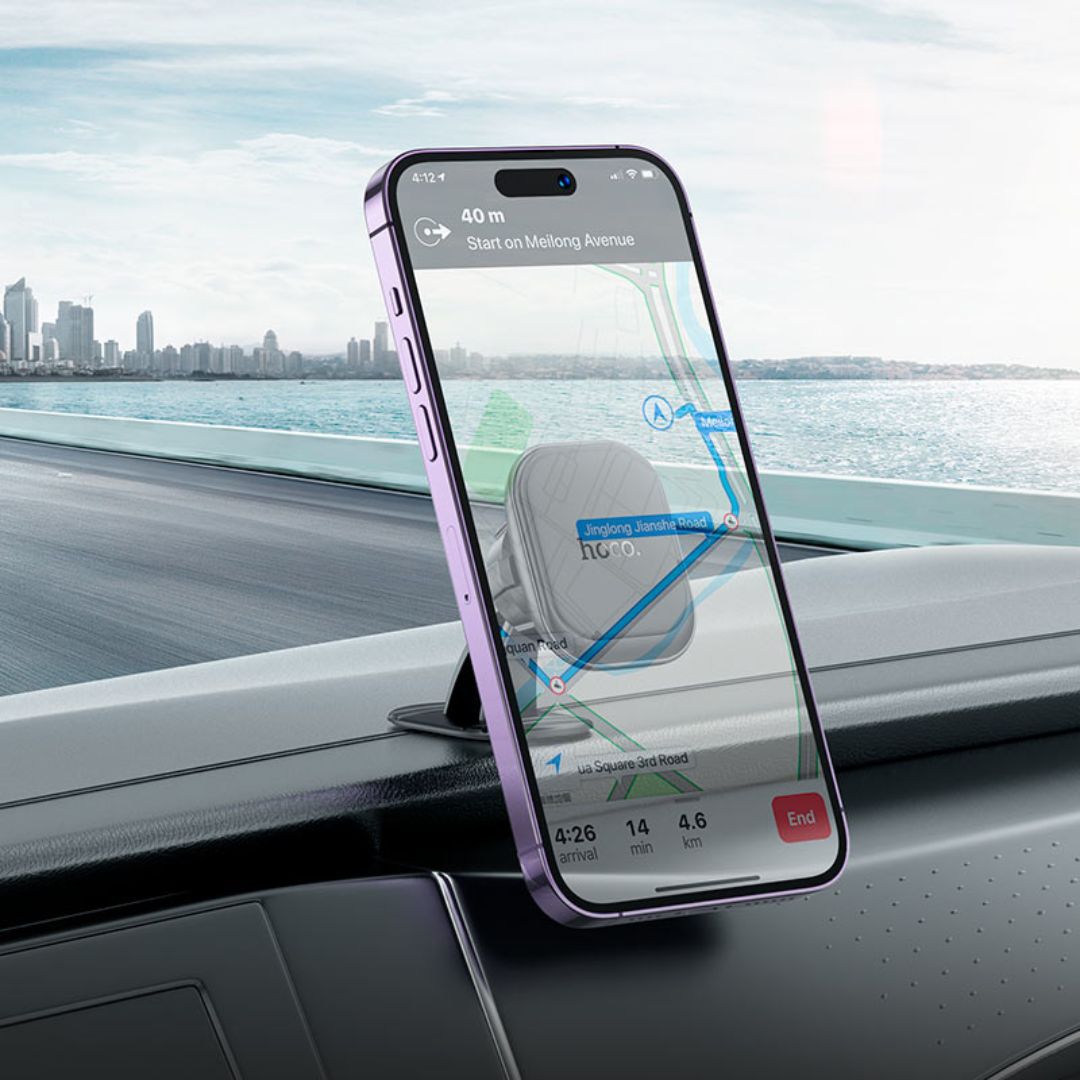 Soporte Magnético para Celular Hoco H30 Brilliant para Tablero de Auto con Fijación Segura