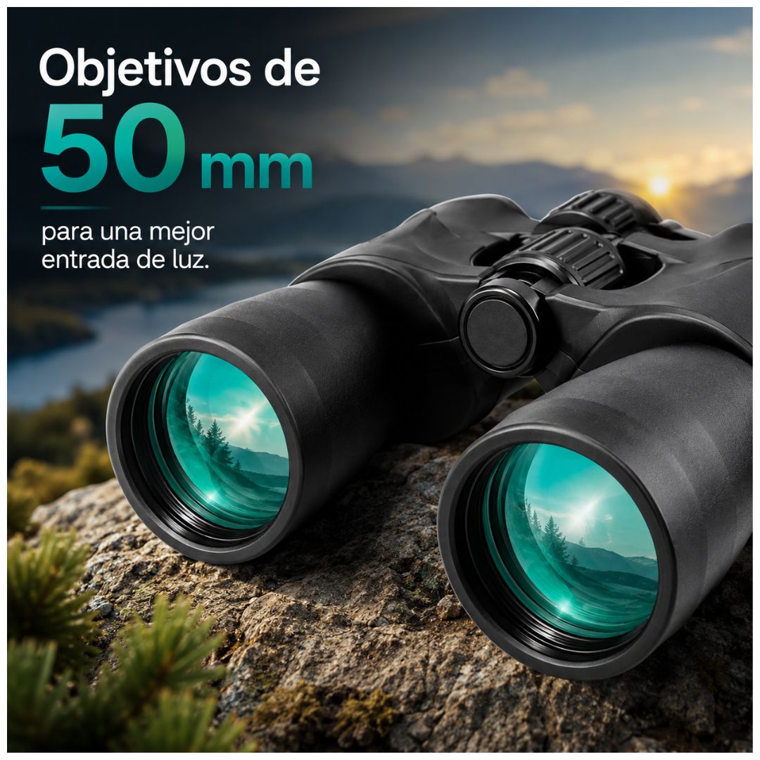Binoculares de Largo Alcance SANCI SC-W028 10x50 para Aves y Camping
