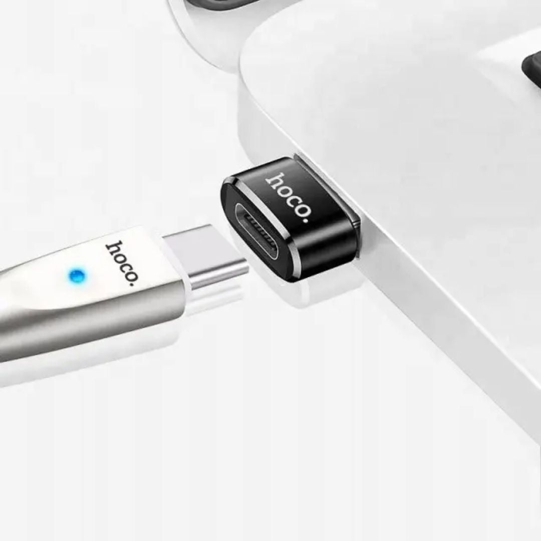 Adaptador USB-A a Tipo C Hoco UA6 OTG para Carga y Transferencia de Datos