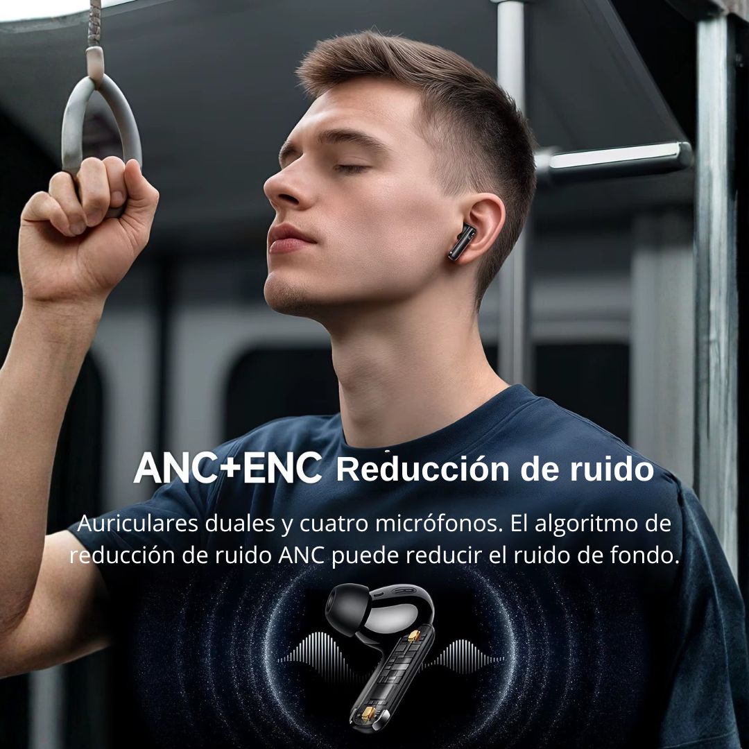 Audífonos Bluetooth Hoco EQ27 TWS con ANC, ENC, Traducción IA y Bluetooth 5.4