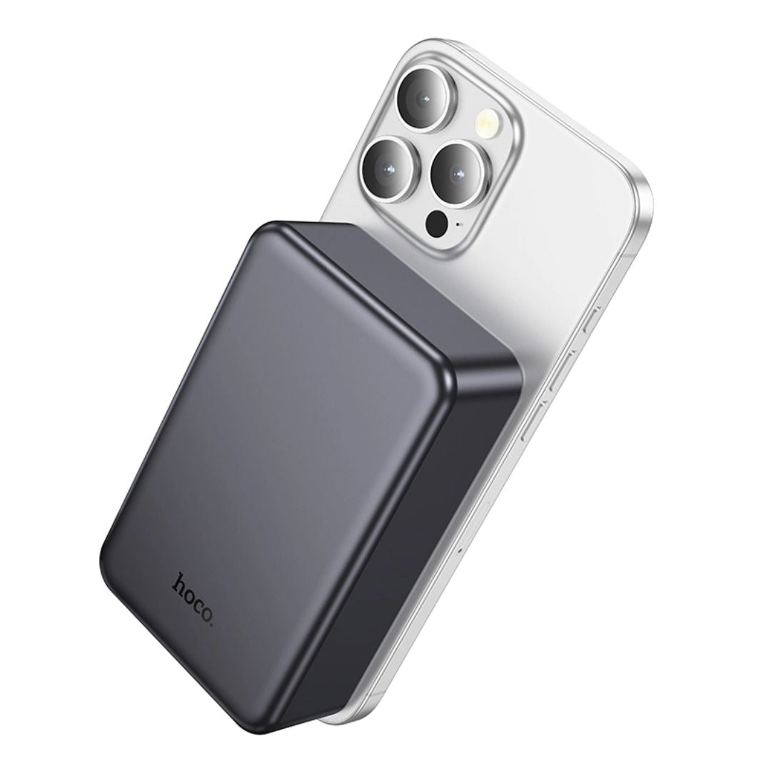 Power Bank Magnético Inalámbrico 20000 mAh Hoco J160B con Carga Rápida 20W USB-C y MagSafe