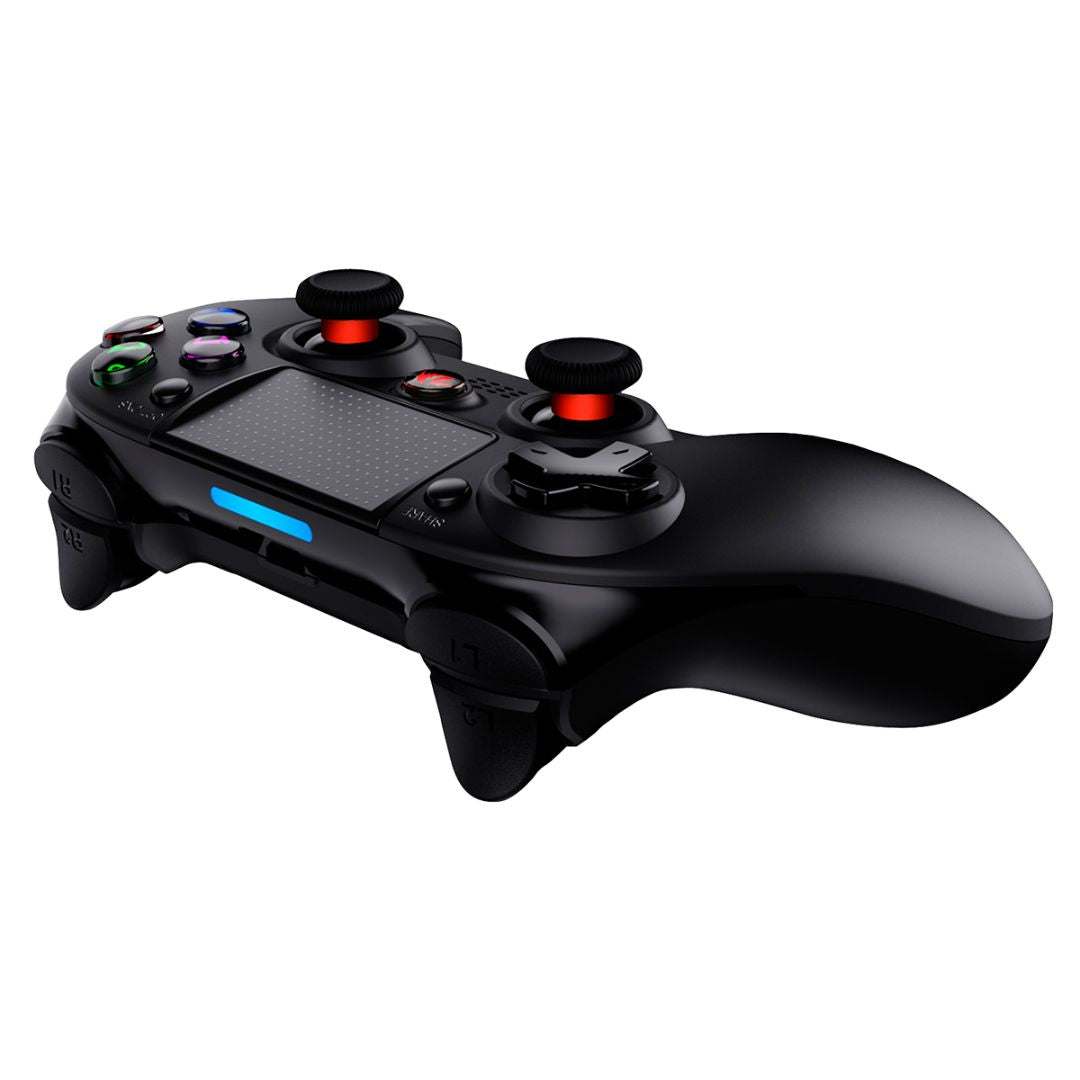 Mando Inalámbrico Redragon Juno G818 para PS4 PS3 PC Bluetooth con Vibración y Panel Táctil