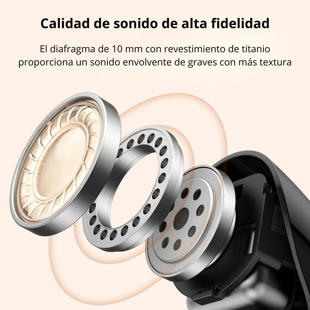 Audífonos Bluetooth 6.0 UGREEN Dots WS220 Inalámbricos 35h con Micrófono ENC
