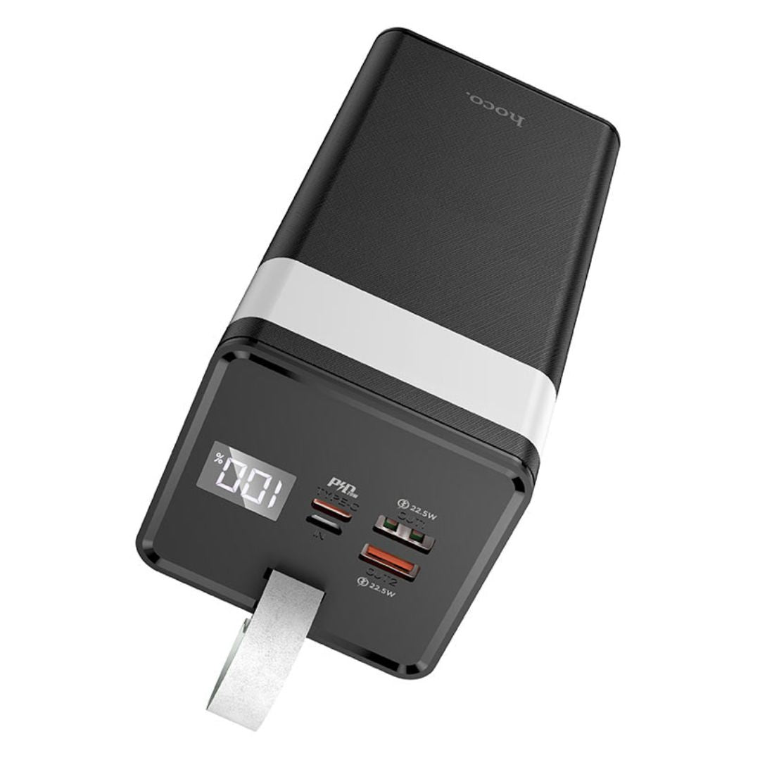 Power Bank 50000 mAh Hoco J86A Carga Rápida 22.5W con Pantalla LED Linterna y USB Tipo C