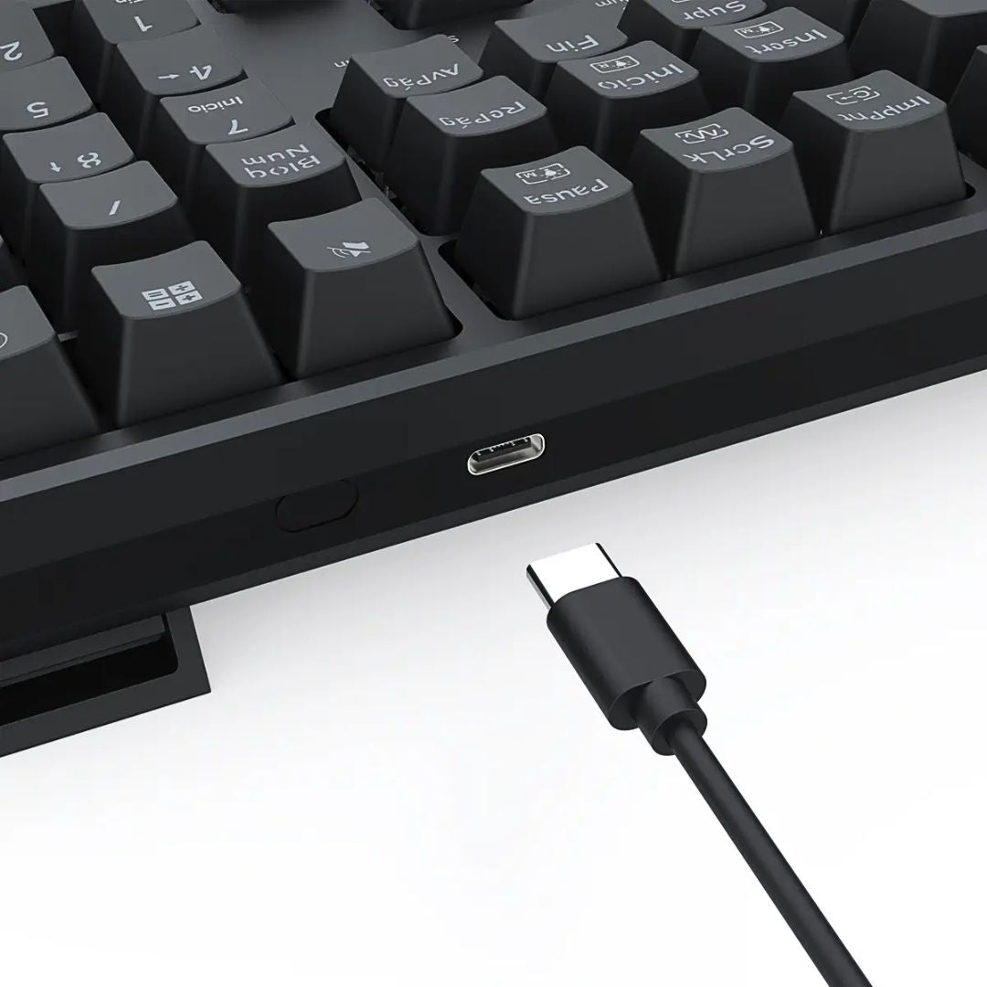Combo Gamer Redragon S145 Teclado Mecánico RGB y Mouse 12400 DPI con Cable para PC